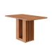 Mesa de Jantar Retangular com Tampo MDF Ariela Cinamomo 130 cm