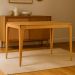 Mesa de Jantar Retangular com Tampo MDF Aurea Ypê 120 cm