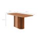 Mesa de Jantar Retangular com Tampo MDF Julieta Cinamomo 160 cm