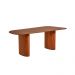 Mesa de Jantar Retangular com Tampo MDF Maia Mel 240 cm