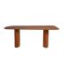 Mesa de Jantar Retangular com Tampo MDF Maia Mel 240 cm