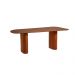 Mesa de Jantar Retangular com Tampo MDF Maia Mel 240 cm