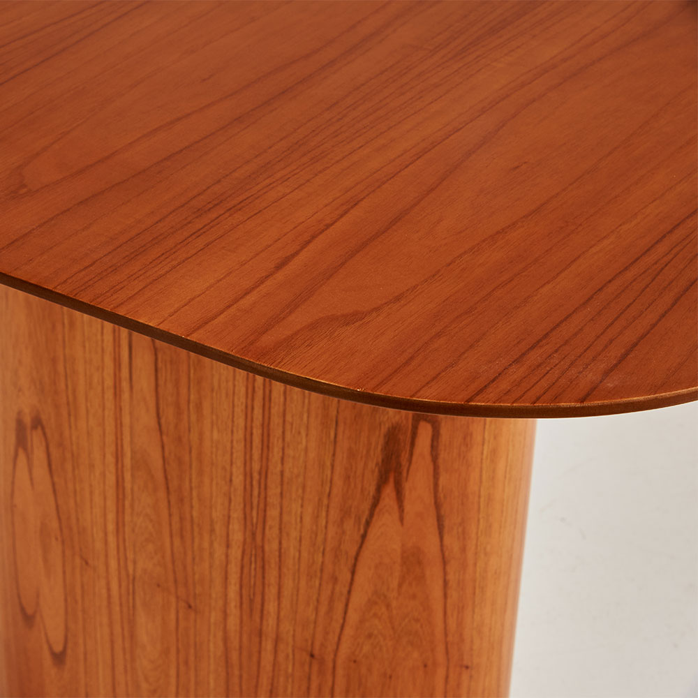 Mesa de Jantar Retangular com Tampo MDF Maia Mel 240 cm