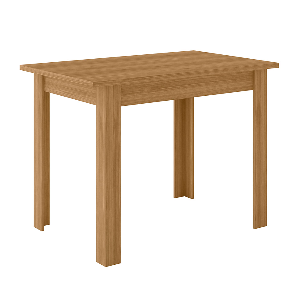 Mesa de Jantar Retangular com Tampo MDP Bellagio Freijó 108 cm
