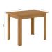 Mesa de Jantar Retangular com Tampo MDP Bellagio Freijó 108 cm