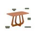 Mesa de Jantar Retangular com Tampo de MDF Bromélia Cinamomo 130 cm