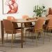 Mesa de Jantar Retangular com Tampo de MDF Canela Harmony Natural 184 cm
