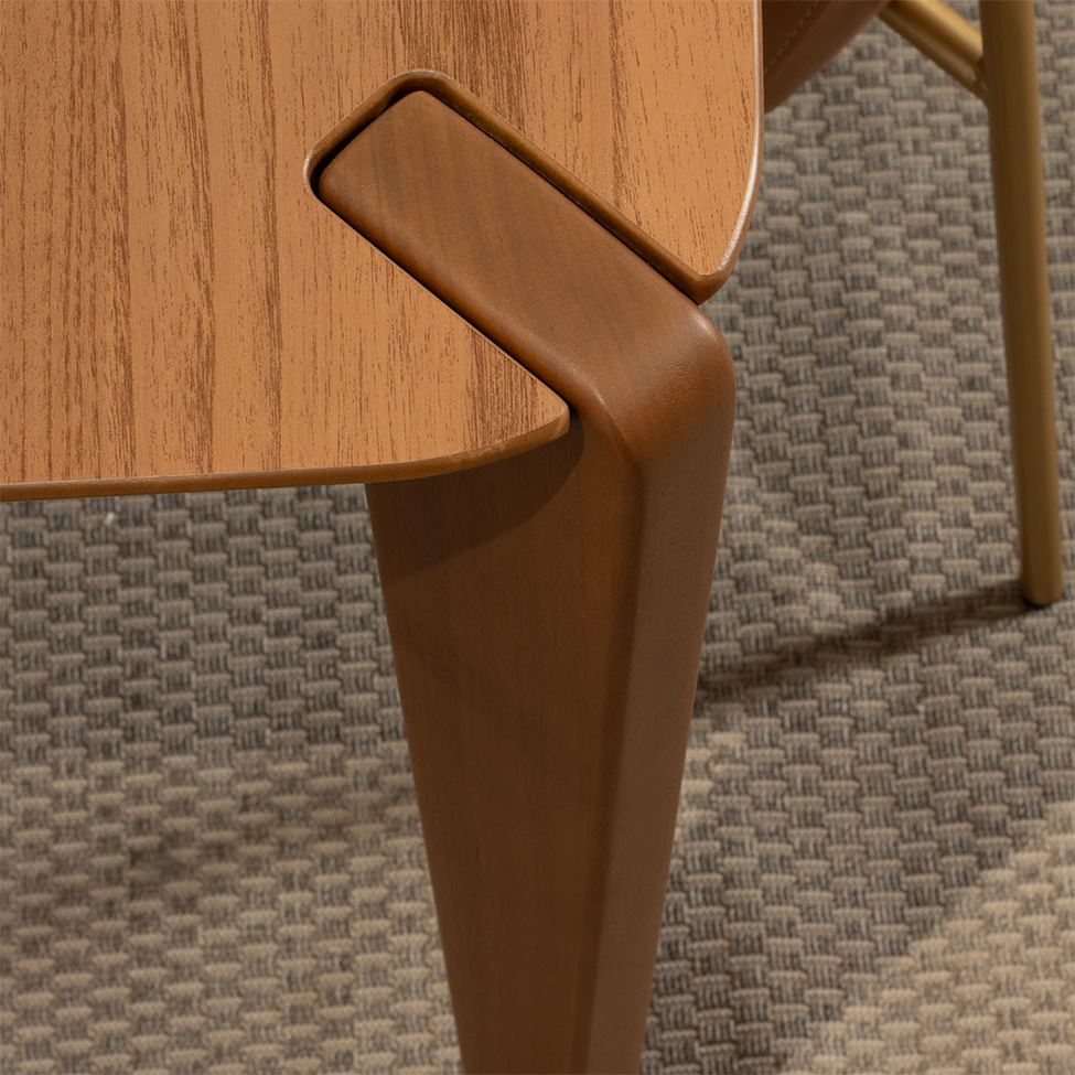 Mesa de Jantar Retangular com Tampo de MDF Canela Harmony Natural 184 cm