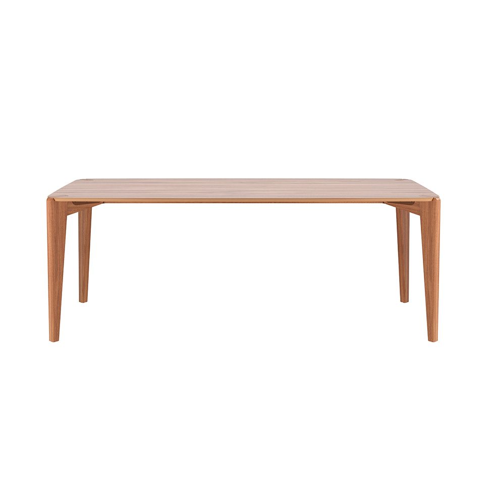 Mesa de Jantar Retangular com Tampo de MDF Canela Harmony Natural 219 cm