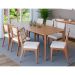 Mesa de Jantar Retangular com Tampo de MDF Canela Harmony Natural 219 cm