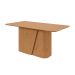 Mesa de Jantar Retangular com Tampo de MDF Luar Amêndoa 170 cm