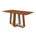 Mesa de Jantar Retangular com Tampo de MDF Sintonia Amêndoa e Frassino 170 cm