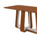 Mesa de Jantar Retangular com Tampo de MDF Sintonia Amêndoa e Frassino 170 cm