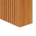 Mesa de Jantar Retangular com Tampo de Vidro Ana Off White e Nature 180 cm