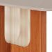 Mesa de Jantar Retangular com Tampo de Vidro Louise Cinamomo e Off White 180 cm