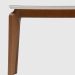 Mesa de Jantar Retangular com Tampo de Vidro Off White Lauren Natural 208 cm