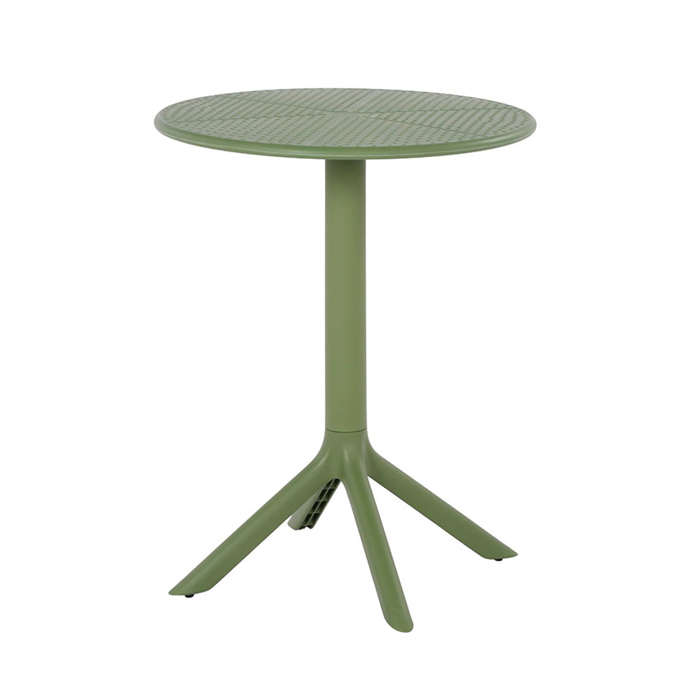 Mesa de Jardim Redonda Drops Verde 60 cm