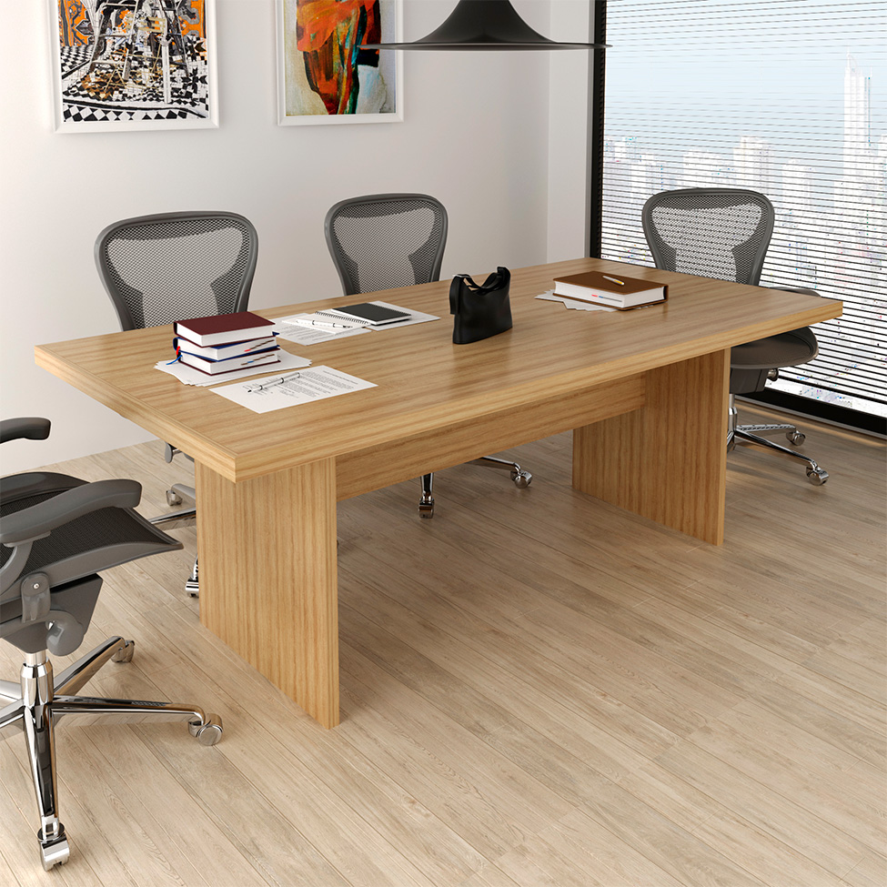 Mesa de Reunião Cale Amêndoa