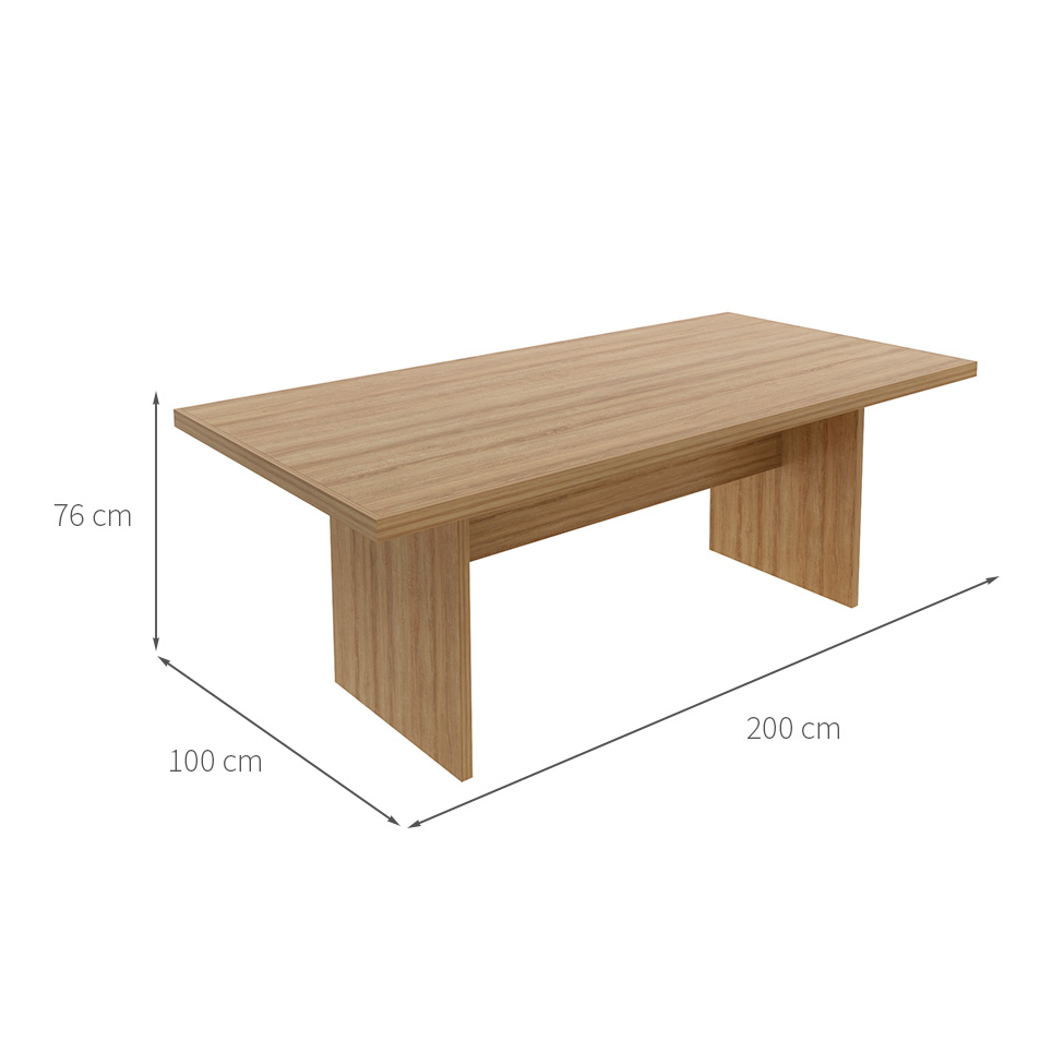 Mesa de Reunião Cale Amêndoa