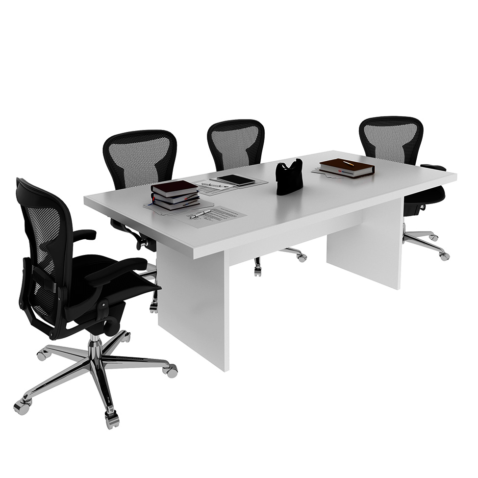 Mesa de Reunião Cale Branca