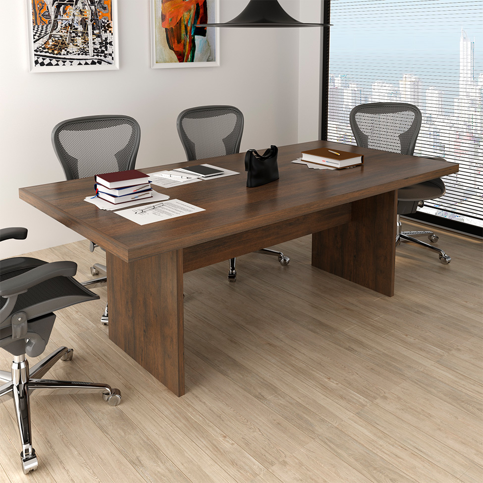 Mesa de Reunião Cale Rústica