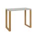 Mesa para Notebook Lanes 100% MDF Off White e Freijó