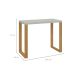 Mesa para Notebook Lanes 100% MDF Off White e Freijó