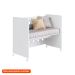 Mini Berço Multifuncional Beni Branco