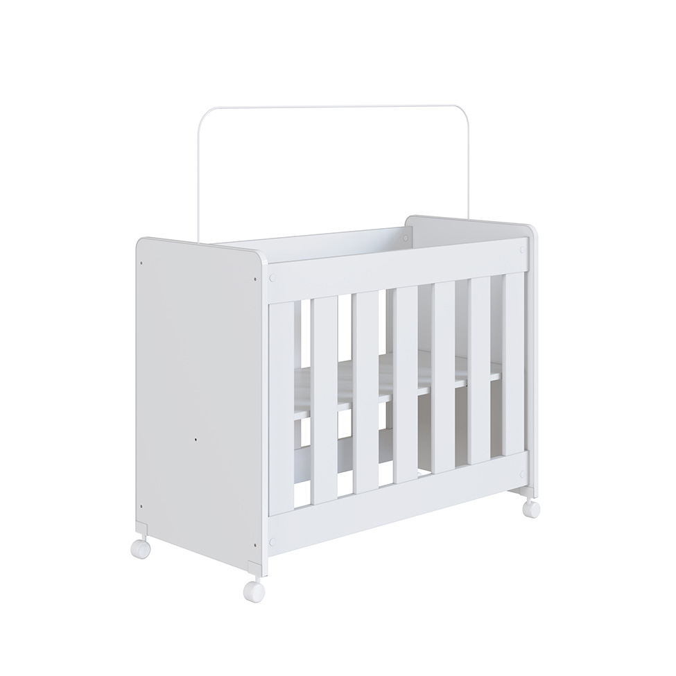 Mini Berço Multifuncional com Colchão Beni D18 Branco