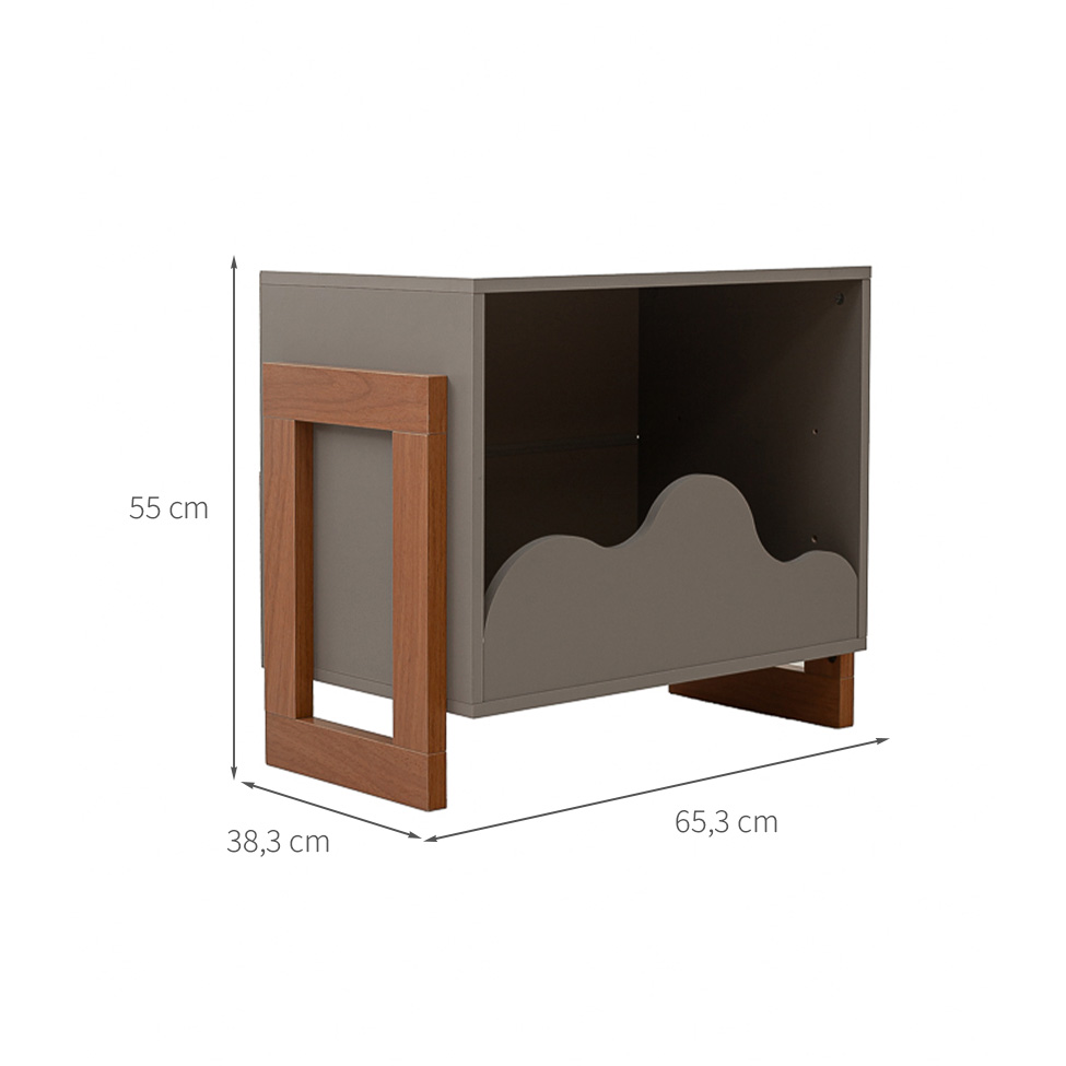 Nicho Infantil Nuvem 100% MDF Fendi