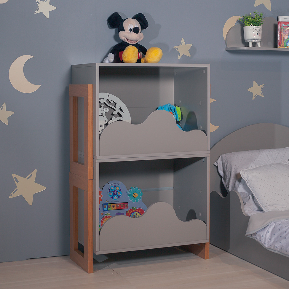Nicho Infantil Nuvem 100% MDF Fendi