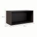 Nicho Module Preto 80 cm