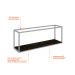 Nicho Studio Carvalho Dark e Branco 120 cm