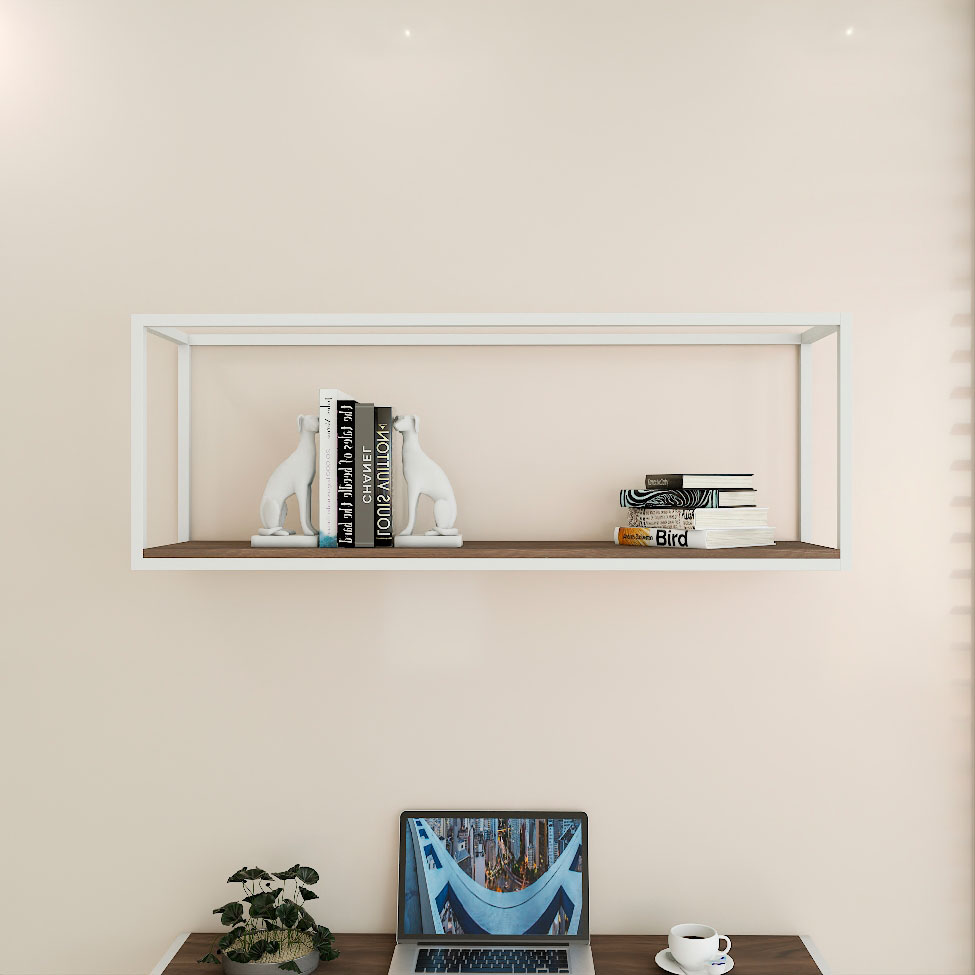 Nicho Studio Nogal e Branco 120 cm