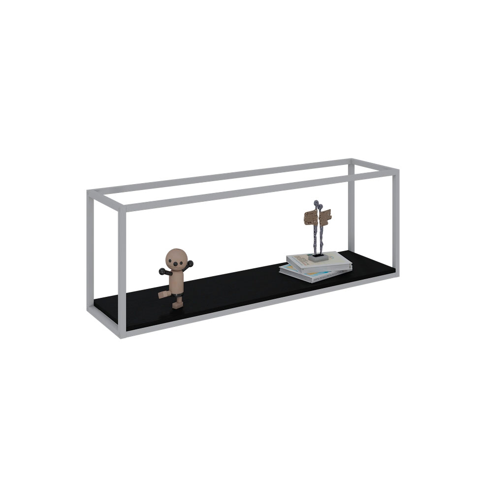 Nicho Studio Preto e Branco 120 cm