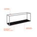 Nicho Studio Preto e Branco 120 cm