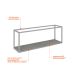 Nicho Studio Snow e Branco 120 cm