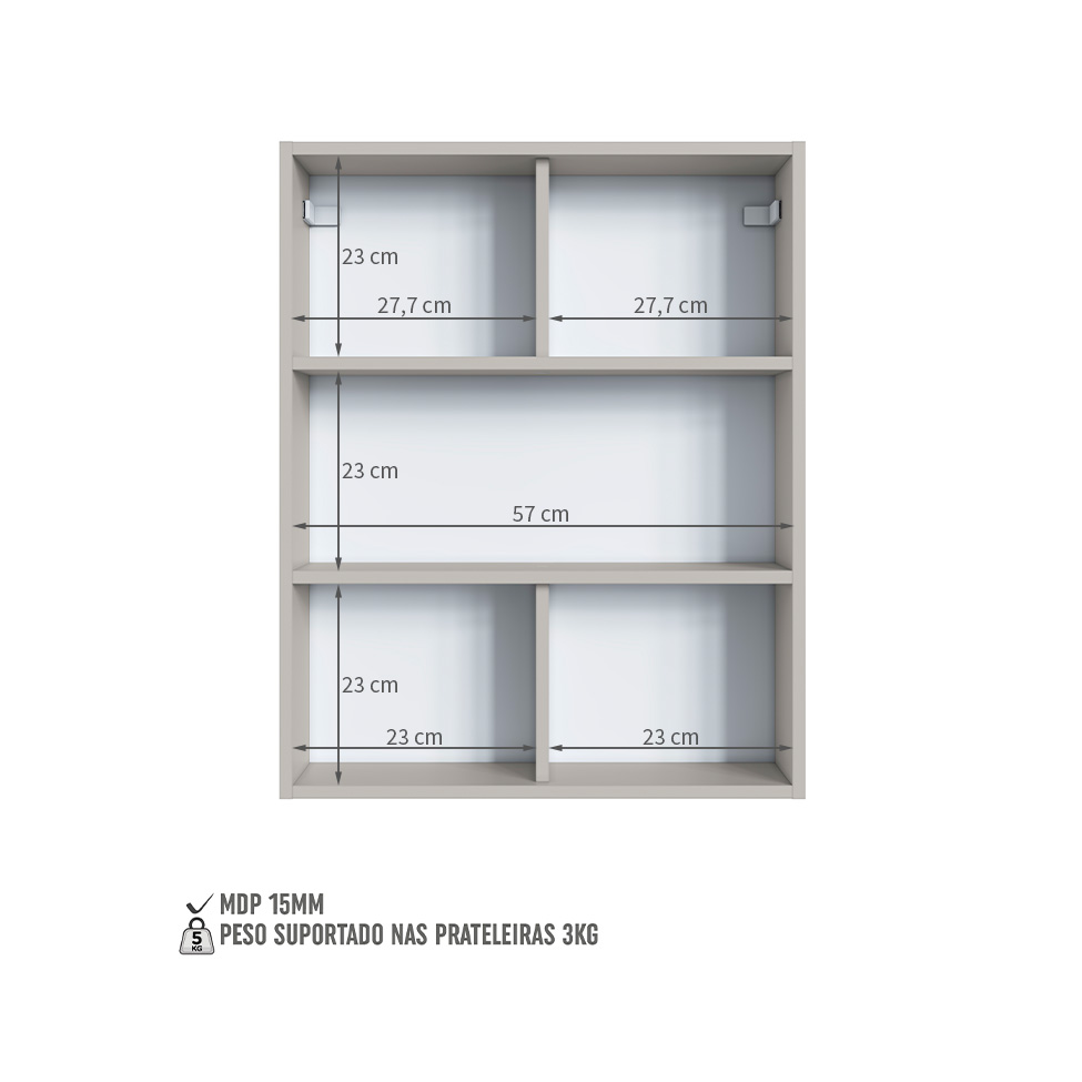 Nicho para Banheiro Grace Arenas