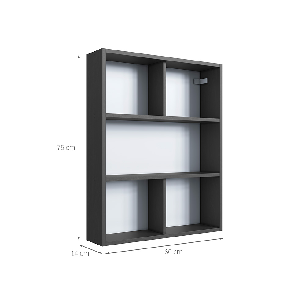 Nicho para Banheiro Grace Grafite