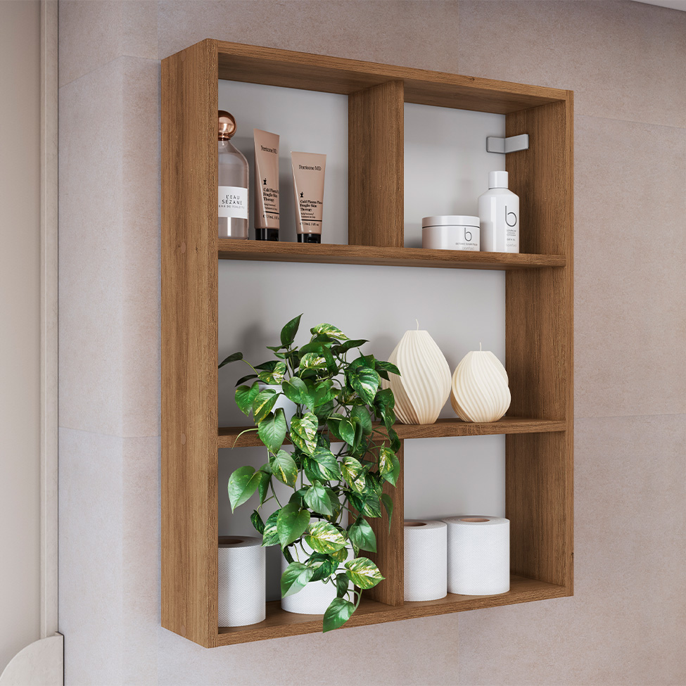 Nicho para Banheiro Grace Mel