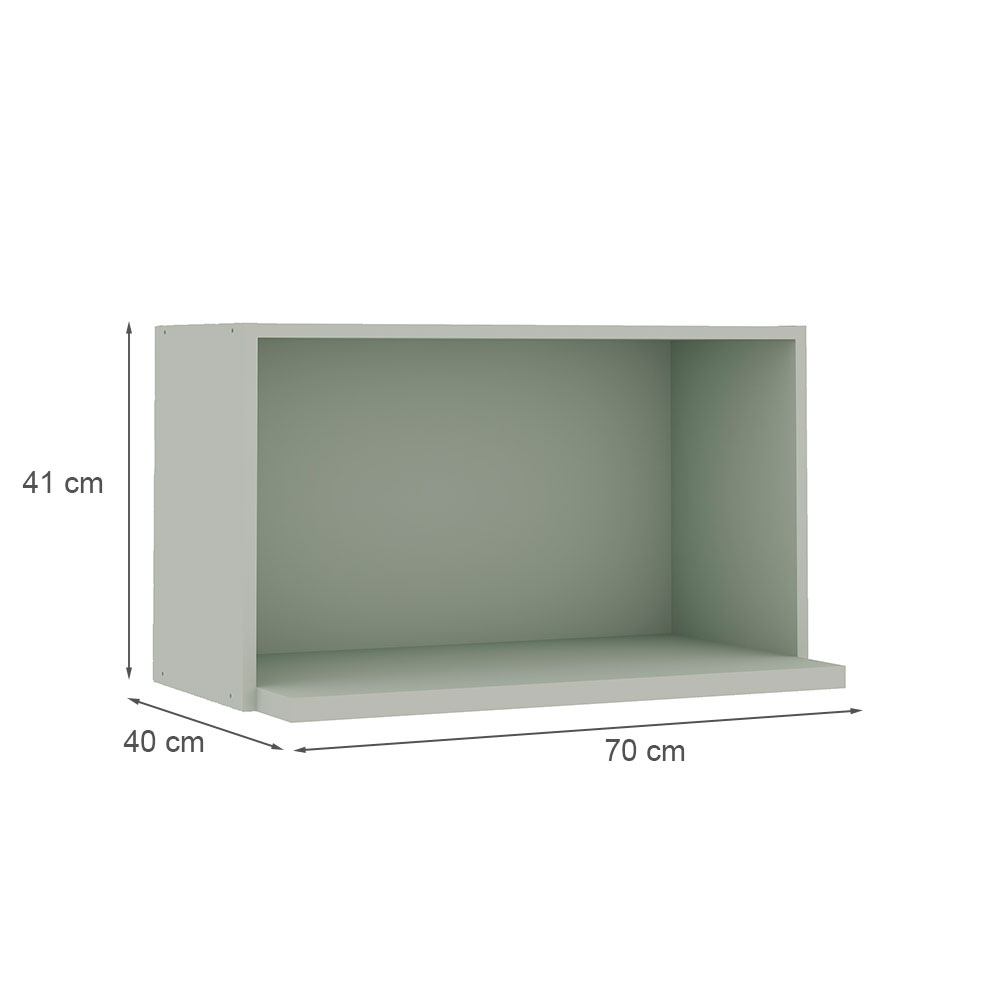 Nicho para Micro-ondas Iluminata Verde Mint