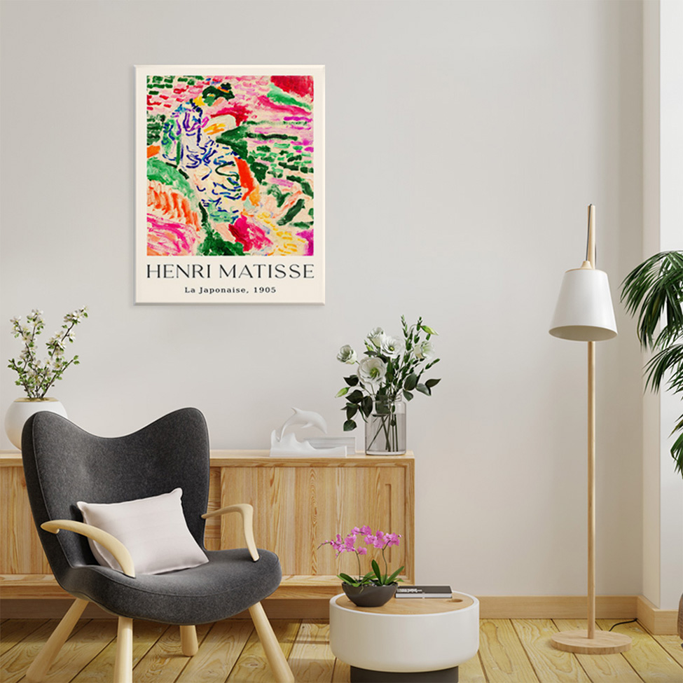 Pôster Decorativo Grandes Artistas Matisse Japonaise 40x50 cm