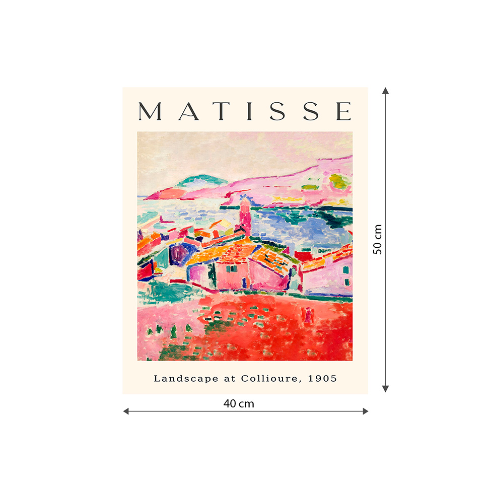 Pôster Decorativo Grandes Artistas Matisse Landscape 40x50 cm