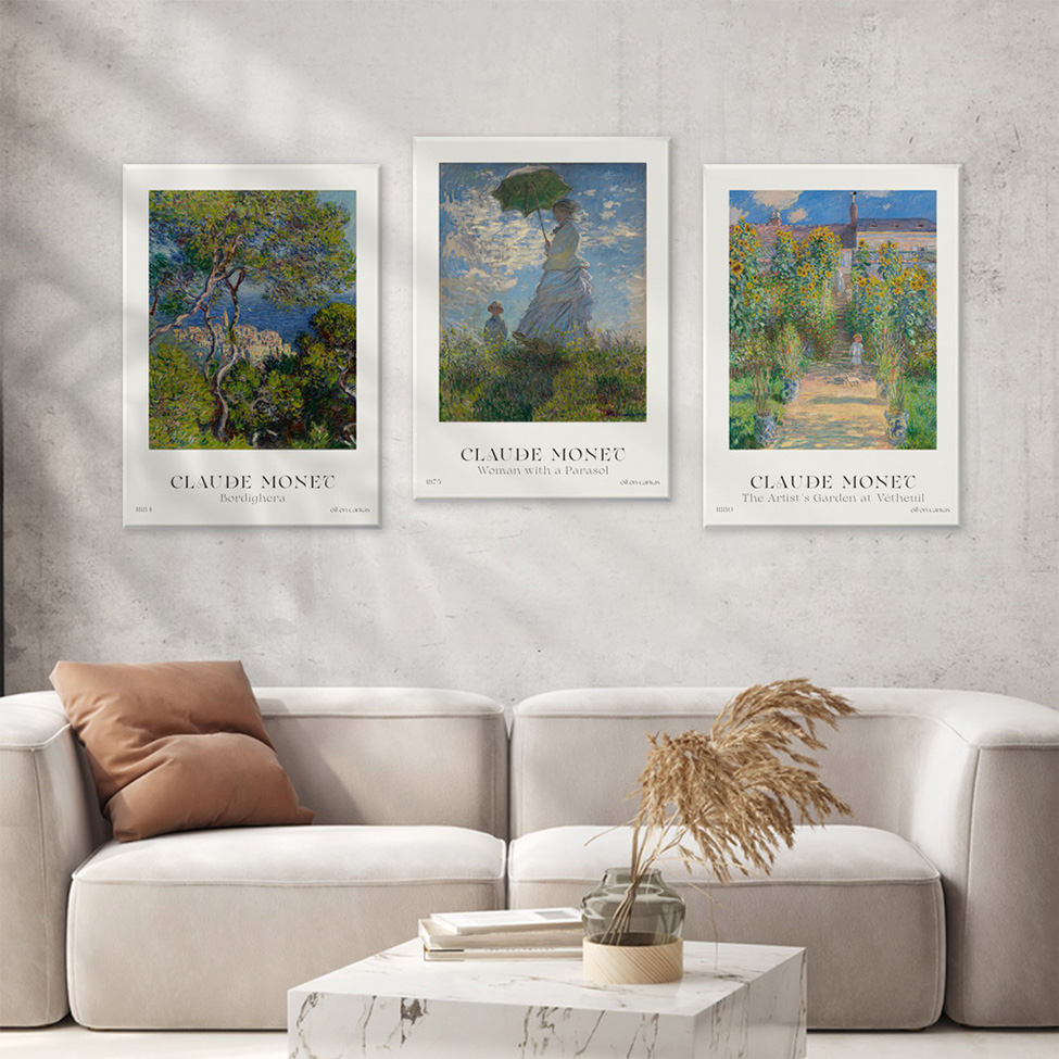 Pôster Decorativo Grandes Artistas Monet Woman 50x70 cm