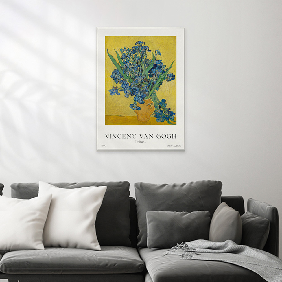 Pôster Decorativo Grandes Artistas Van Gogh Irises 50x70 cm