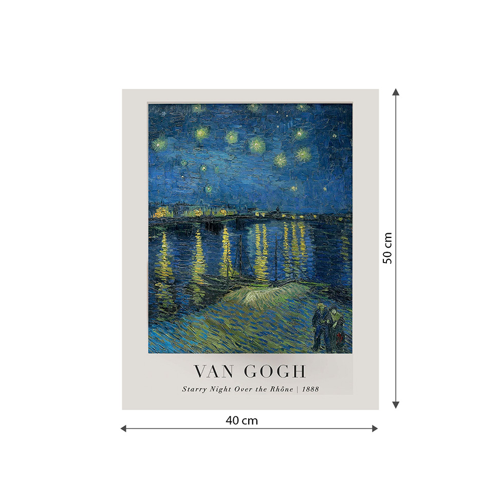 Pôster Decorativo Grandes Artistas Van Gogh Rhône 40x50 cm