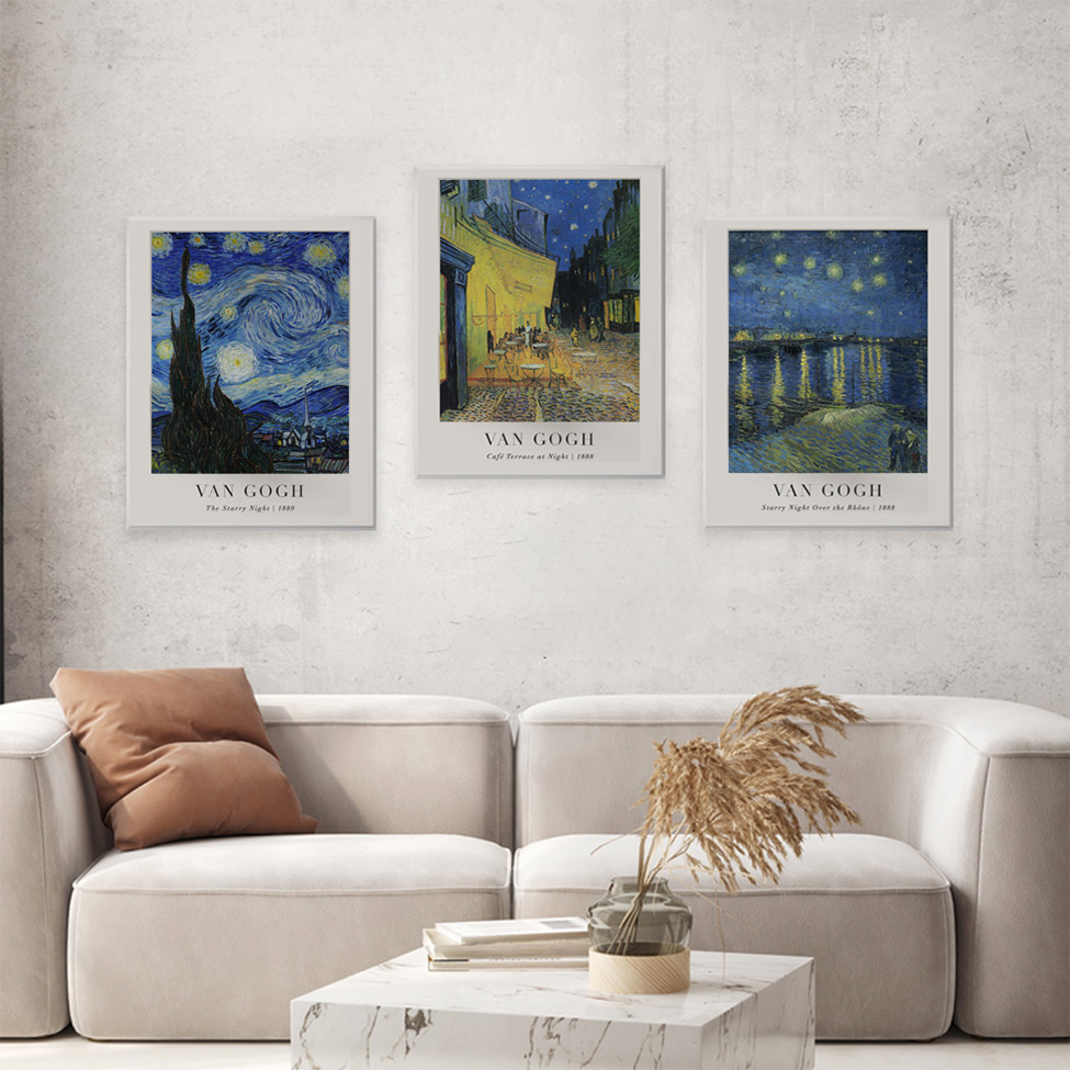 Pôster Decorativo Grandes Artistas Van Gogh Rhône 40x50 cm