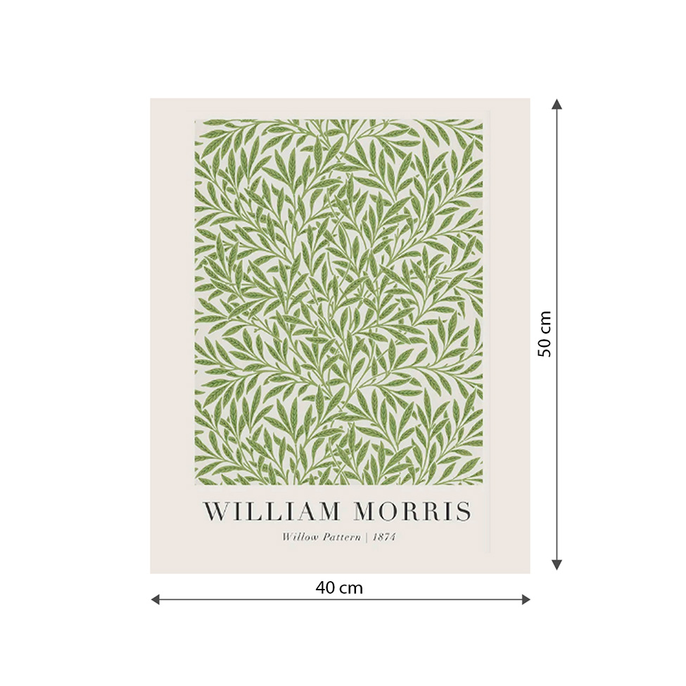 Pôster Decorativo Grandes Artistas William Morris Willow 40x50 cm