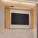 Painel Extensível para TV até 55 Polegadas Tulum Off White e Tauari