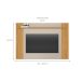 Painel Extensível para TV até 55 Polegadas Tulum Off White e Tauari